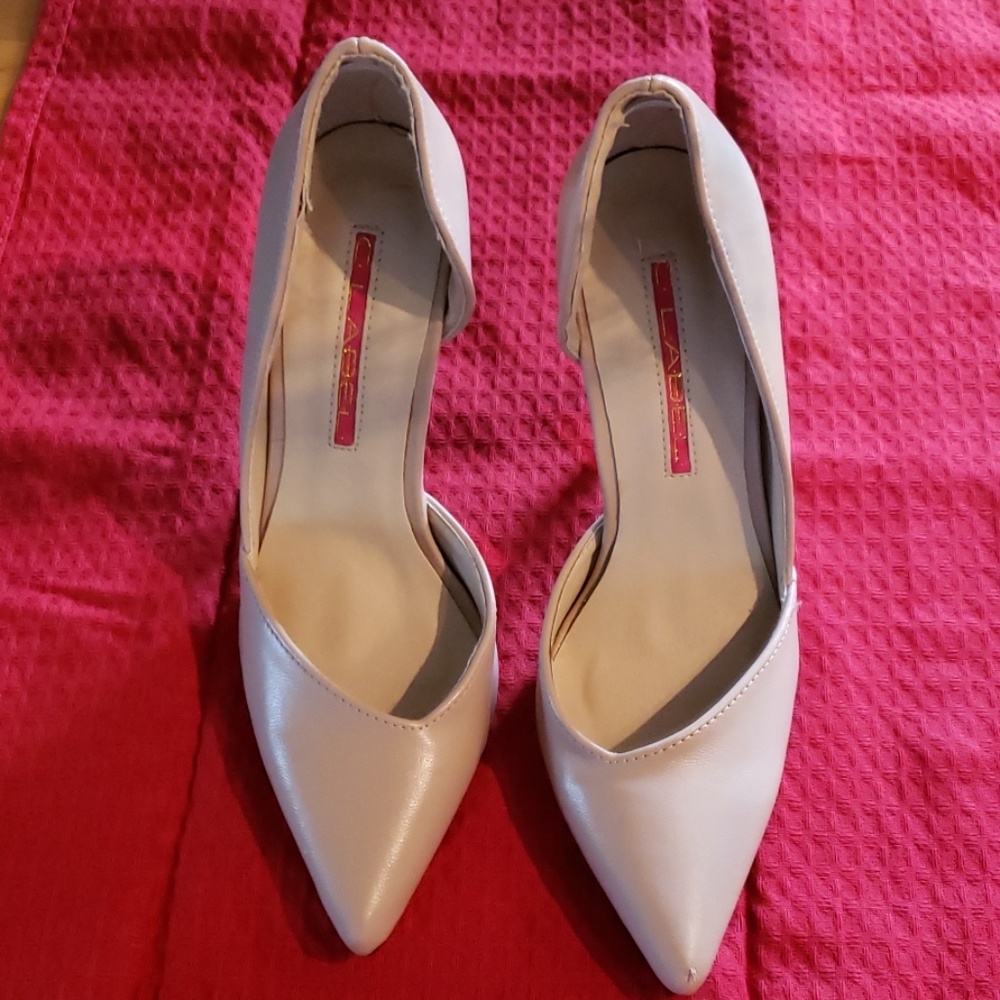C Label Nude Pointy Toe Heels 👠